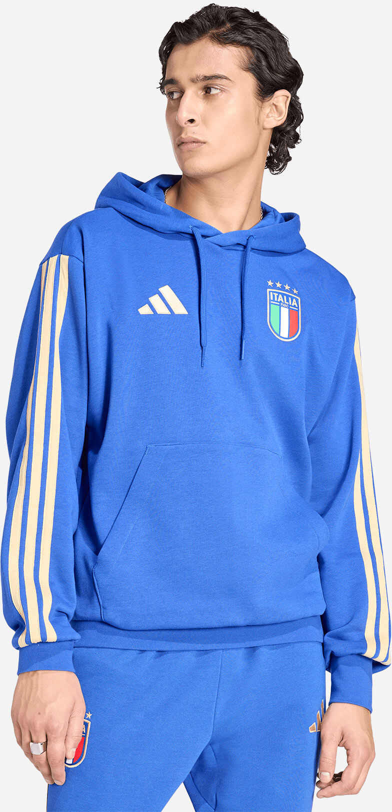 Adidas Italia Figc Dna M - Abbigliamento Calcio Ufficiale - Uomo - Blu M