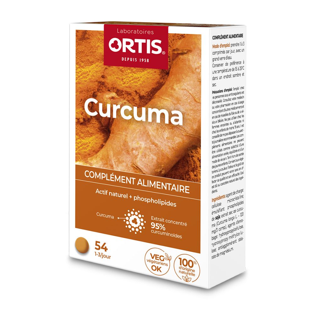 Ortis Curcuma 54 St Tabletten