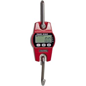 DEMA Hängewaage 24302, mit Tara-Funktion, Teilung 100 g, digital, LCD-Display, aus Metall, bis 300 kg