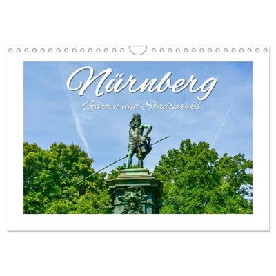 Nürnberg Gärten und Stadtparks (Wandkalender 2026 DIN A4 quer), CALVENDO Monatskalender
