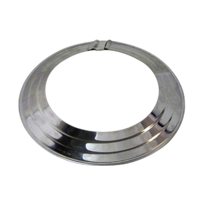 Bertrams Alu Rosette 14RO110-135 Ø 110-135 mm, verstellbar, mit Klammer, vernickelt