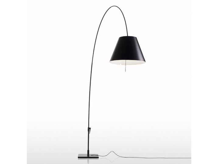 Lady Costanza Bogenlampe, dimmbar, schwarz - Luceplan - Wohnzimmer - Design - Metall - Einflammig