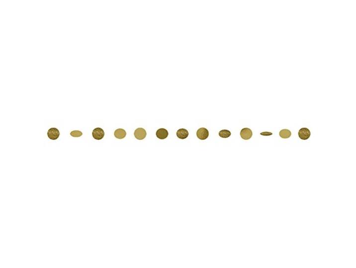 Gold Glitter String Decoration 2.13m /6