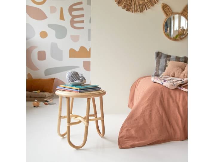 Kinder-Nachttisch aus Rattan Vintage Rattan - Natur - Rattan