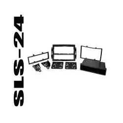 Chrysler, Dodge, Jeep 2-DIN Radioblende schwarz mit Ablagefach Radio Blende