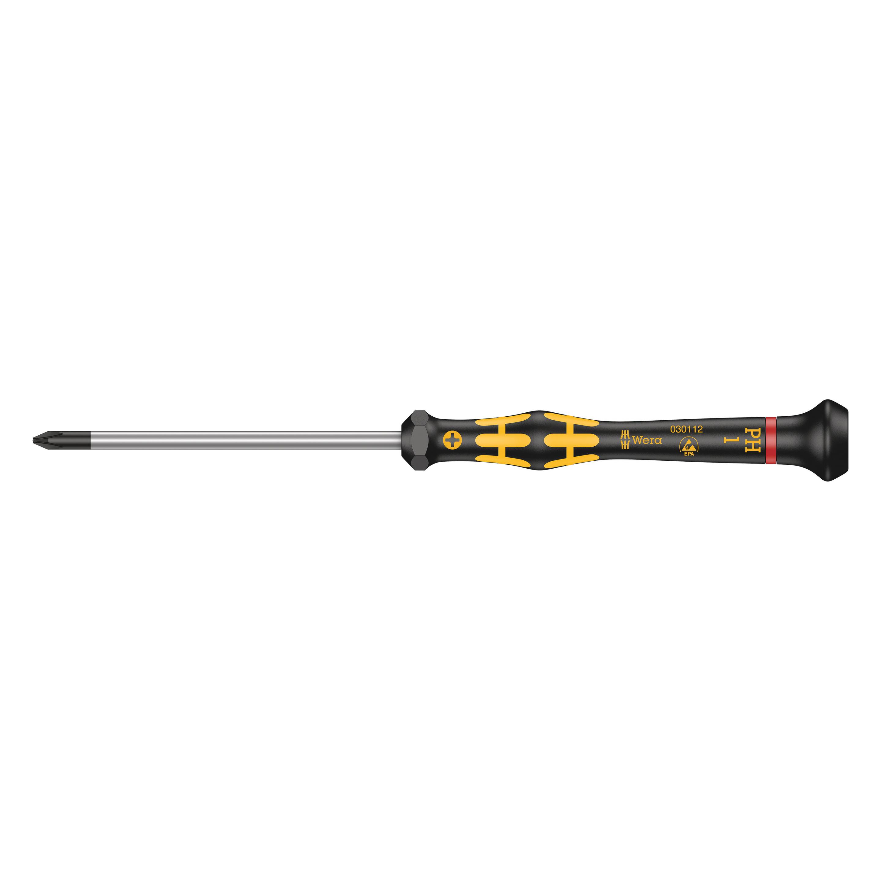 Wera 1550 ESD Micro PH 1 x 80 mm (Phillipps-Kreuzschlitz (PH)) (05030112001)