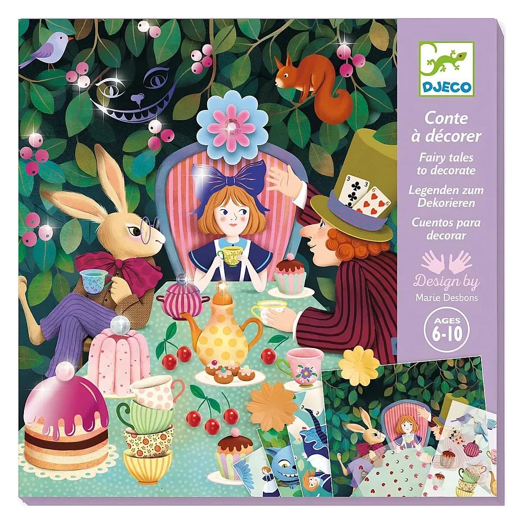 Djeco Märchen zum Verzieren Im Wunderland (DJ09428)