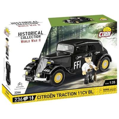 COBI 2266 - Historical Collection, WWII, Citroën Traction 11CV BL, 236 Klemmbausteine