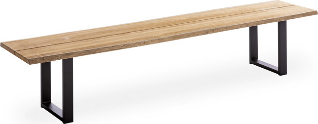 Niehoff Tavo Bank 240x45 cm Aluminium/Teak