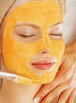 Frasier Beauty Glycolic Acid Peel Pumpkin Enzyme Facial Face Mask With AHA & Fan Brush, Exfoliating & Brightening Treatment 2oz.