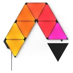 Nanoleaf, Beleuchtung Zubehör, Shapes Black Triangles Starter Kit (9 panels)