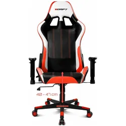 Drift DR175RED, Gaming Stuhl, Schwarz, Rot, Weiss