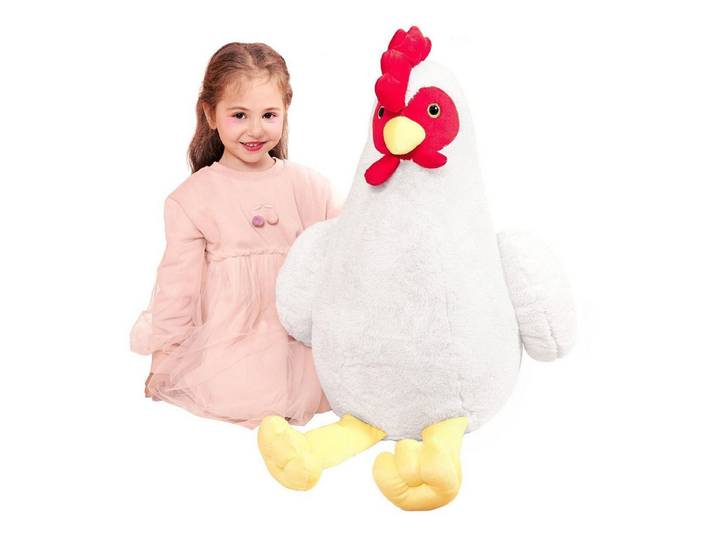LuxusKollektion Kuscheltier Plüschtier 60cm XXL Kuscheltier Geschenk Kinder Huhn (1-St)