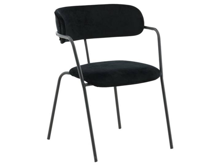 Livetastic Stuhl-Set, Schwarz, Metall, Rundrohr, 58x79x61 cm, Esszimmer, Stühle, Esszimmerstühle, Esszimmerstühle-Set
