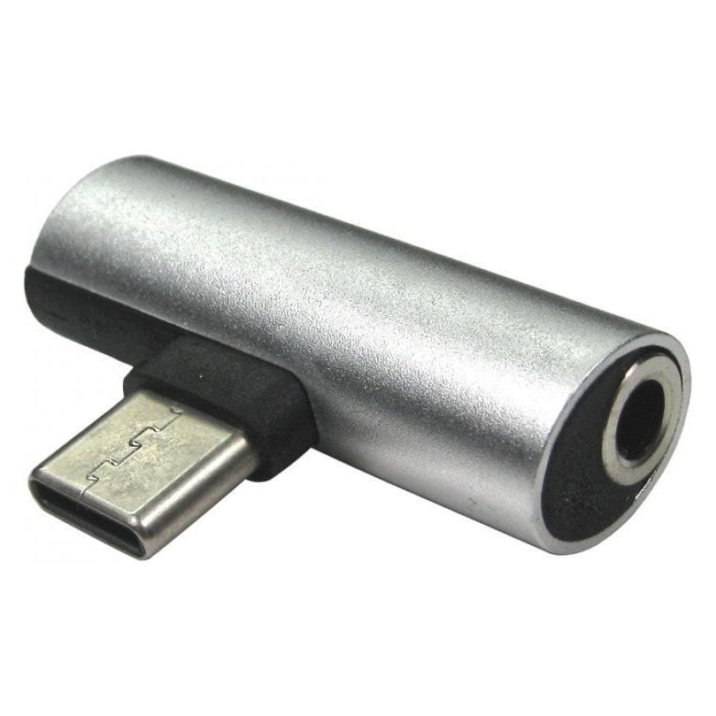 Cables Direct CDL USB Type-C 3.5mm Audio Silv (AUX Kabel) (USB3C-35AUDPDSLV)