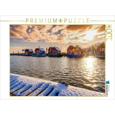 CALVENDO Puzzle Weiße Wiek im Winter | 1000 Teile Lege-Größe 64x48cm Foto-Puzzle für glückliche Stunden
