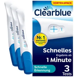 Clearblue Schwangerschaftstest Schnelle Erkennung 3 St