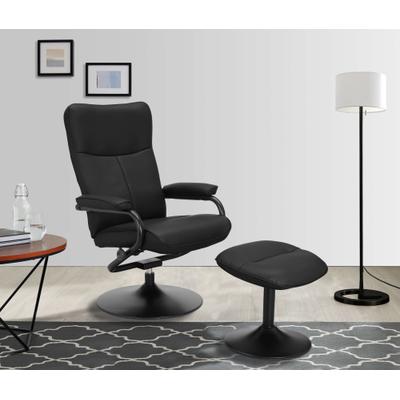 Relaxsessel HOME AFFAIRE "Istad, TV-Sessel, Sessel mit Hocker und Schlaffunktion", schwarz, B:67cm H:98cm T:78cm, 100% Polyurethane, Sessel, Relaxsessel, mit Drehfuß, nordisches Design und Hocker