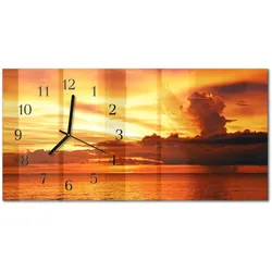 WANDUHR aus Glas 60x30 cm - Westen