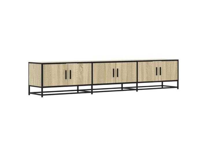 “Rabais Meuble TV/Armoire salon - Banc TV - KENNETH - chêne sonoma 210x35x41 cm bois d'ingénierie Août617076
