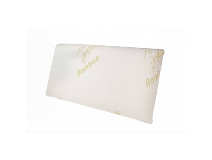 Oreiller à mémoire de forme en fibre de bambou déhoussable 40x70 cm