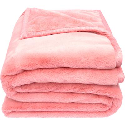 Wohndecke ZOEPPRITZ1828 "The Blanket, extra weiche Kuscheldecke, schlichtes Design", rosa (coral), B:150cm L:200cm, Polyester, Wohndecken, Wohndecke, Extra weiche Decke aus recyceltem Polyester