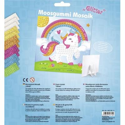 URSUS Moosgummi-Mosaik 'Glitter - Einhorn'