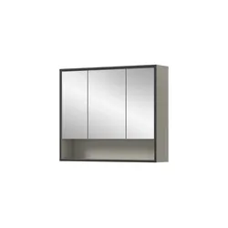 Spiegelschrank   ¦ creme ¦ Maße (cm): B: 80 H: 68