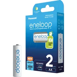 ENELOOP 2XAAB - eneloop, NiMh Akku, AA (Mignon), 2000 mAh, 2er-Pack