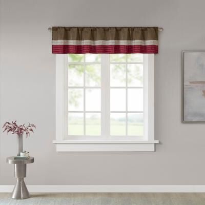 Madison Park Eastridge Polyoni Pintuck Window Valance