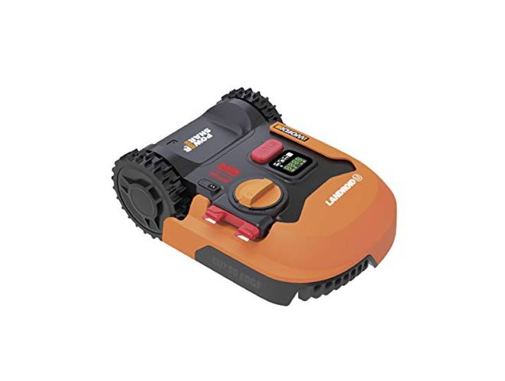 WORX - Landroid - 500 m² - Robot Tondeuse Connecté - WR141E (Installation Facile\, Configurable\, Autonome\, Contrôle à Distance Via APP\, Tonte Intelligente\,Tond sous la Pluie)