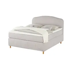Jette Home Boxspringbett  Jette Cloud , grau , Maße (cm): B: 162 H: 132,5