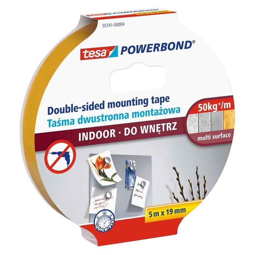 tesa 55741 Schaumstoffmontageband 5X19 mm (19 mm) (H5574104)