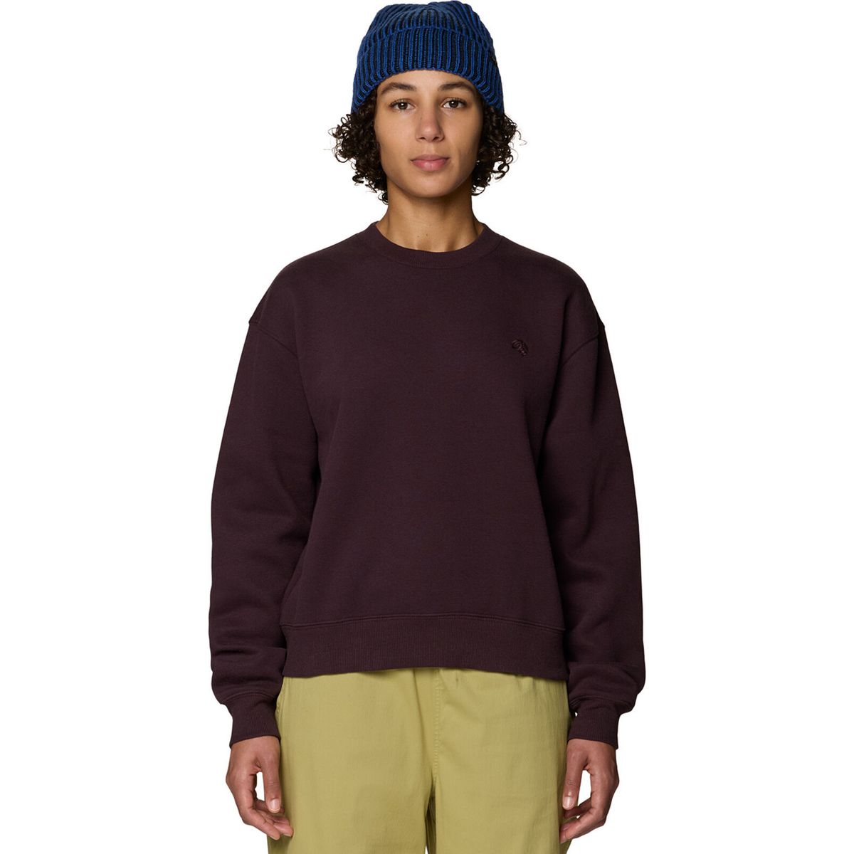 Mountain Hardwear W MHW Logo Pullover Crew deep mulberry (510) XL 216709-510-XL