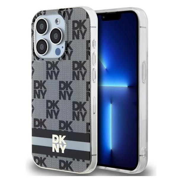 DKNY DKHMP13LHCPTSK iPhone 13 Pro / 13 6.1" czarny/black hardcase IML Checkered Mono Pattern & Print (Apple iPhone 13, Apple iPhone 13 Pro) (1714462325)