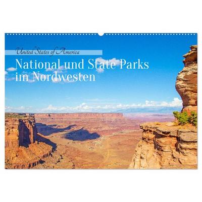 USA - National und State Parks im Nordwesten (Wandkalender 2026 DIN A2 quer), CALVENDO Monatskalender