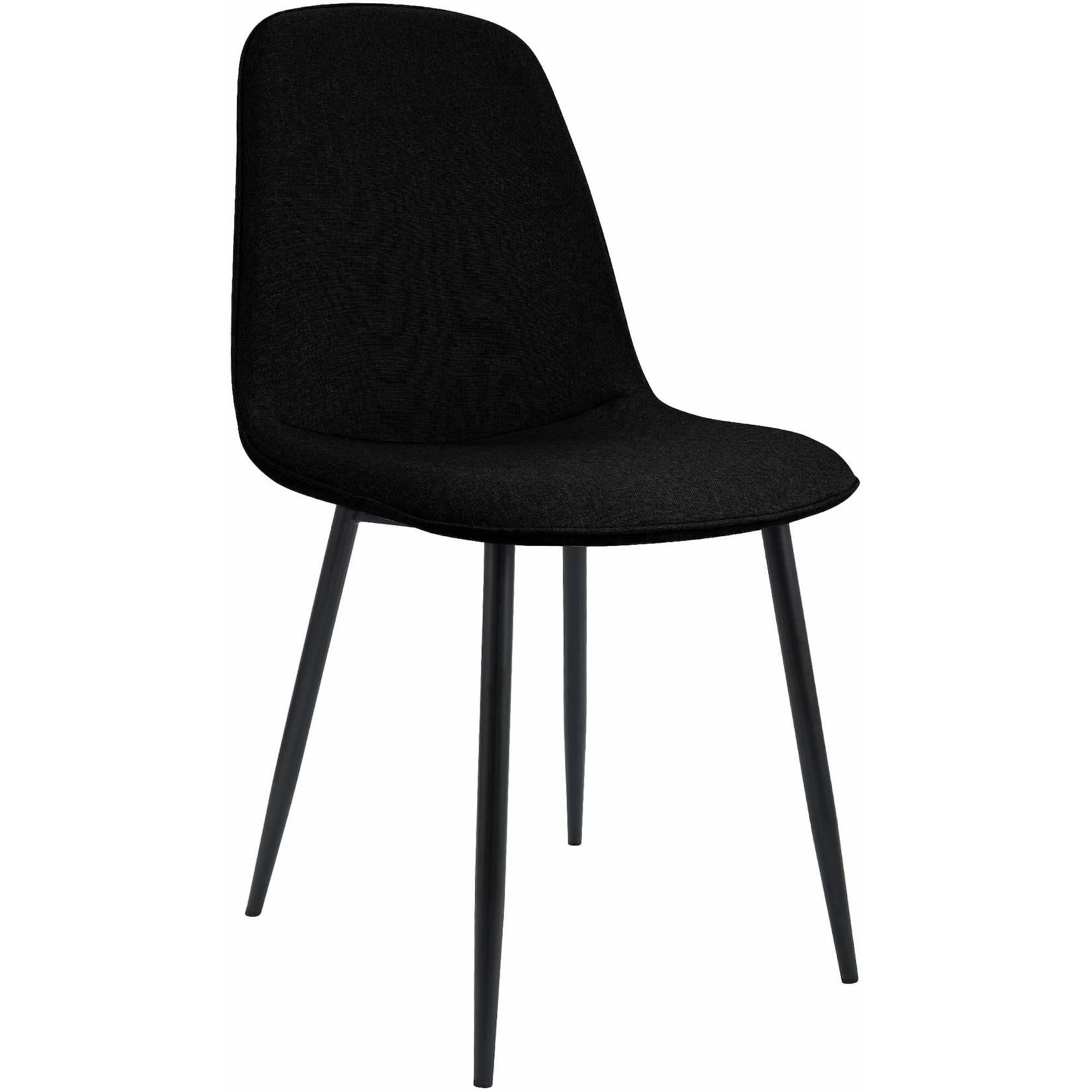 CLP Esszimmerstuhl Maryam Stoff Farbe: schwarz, Material: Stoff