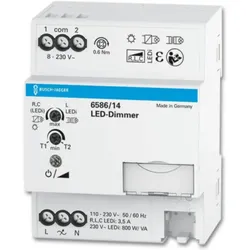 Busch-Jaeger Dimmer grau Reiheneinbaugerät 6586/14