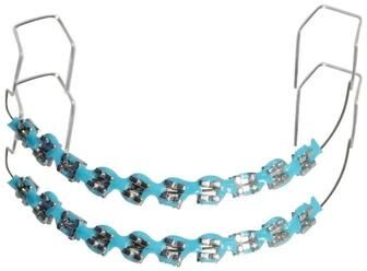 Uplifted Finds Fashion Braces Colorful Temporary Tooth Decoration blue
