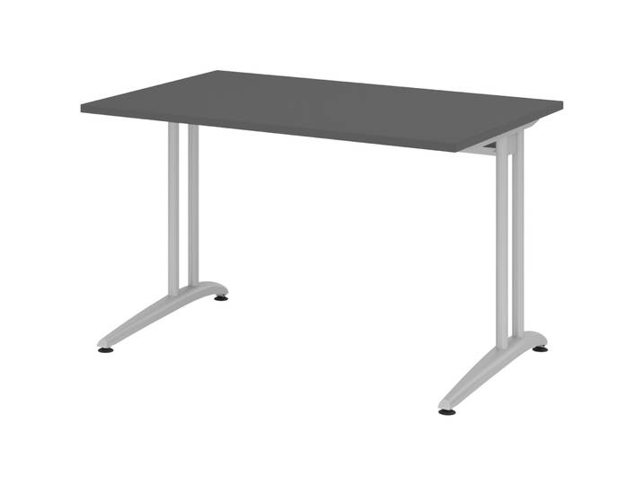 Schreibtisch Office Graphit 120 x 80 cm - Schreibtisch