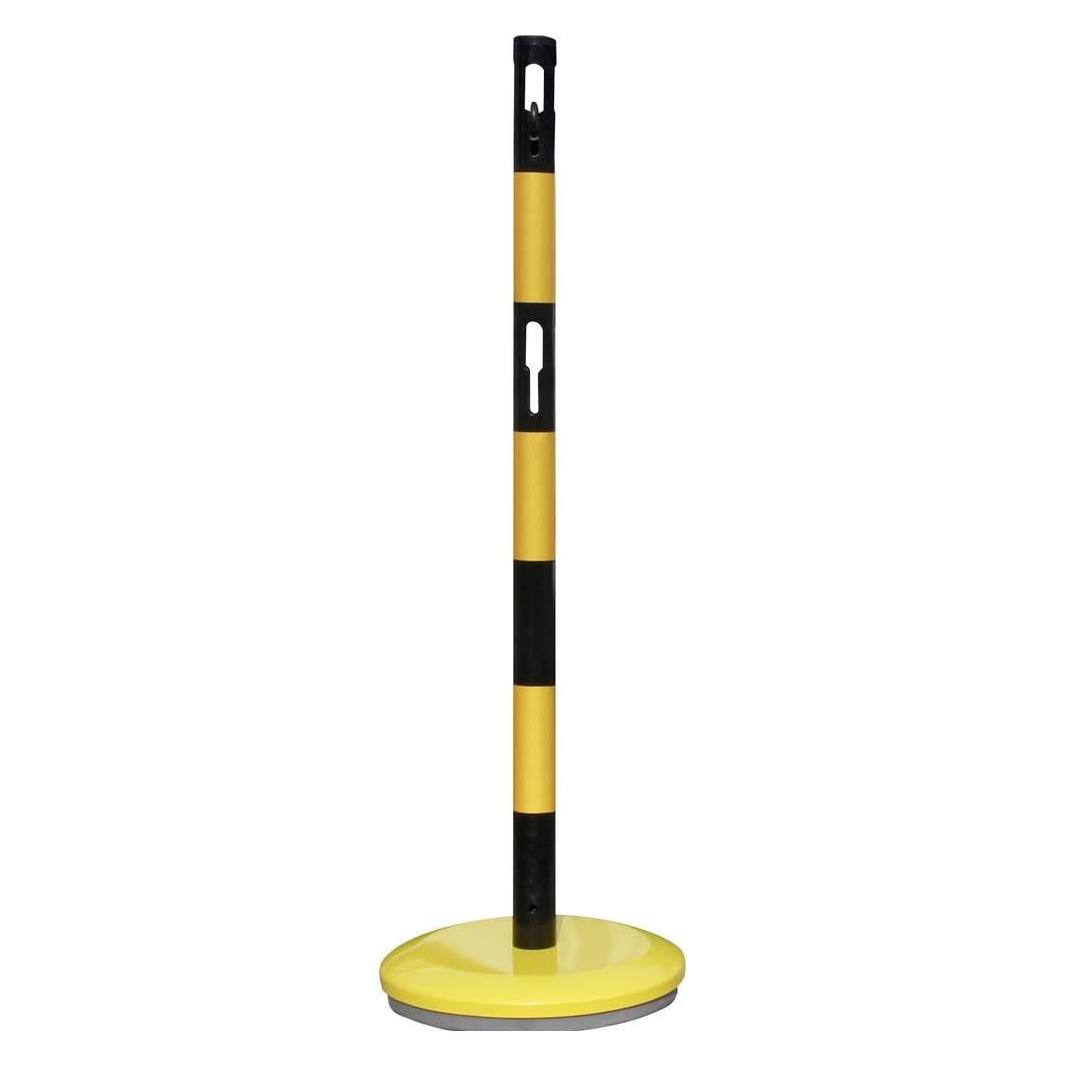 Viso BSA100NJ Schwarz/Gelb Metalpfosten-festen Basis O x H 50 mm 1000 (BSA100NJ)