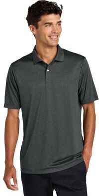 Mercer+Mettle MM1020 Recharge Jersey Polo Shirt in Anchor Grey Heather size Medium   Polyester