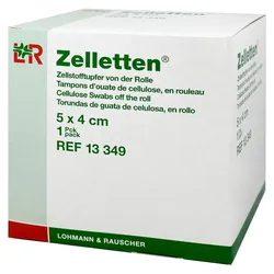ZELLETTEN Tupfer 4x5cm keimreduziert Rolle 500 St Tupfer