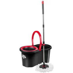 Dirt Devil Drehmopp mit 16-Liter-Eimer und 360° rotierendem Kopf, Reinigungsutensil, Grau