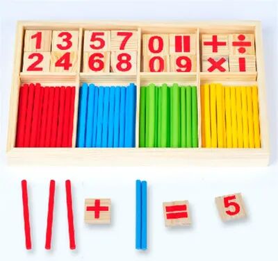 Smart Shopping Spot Wooden Digital Stick Educational Toys For Children, Montessori Math Teaching Aid For Knowledge Wooden Digital Stick Educational Toys For Children, Montessori Math Teaching Aid For Knowledge