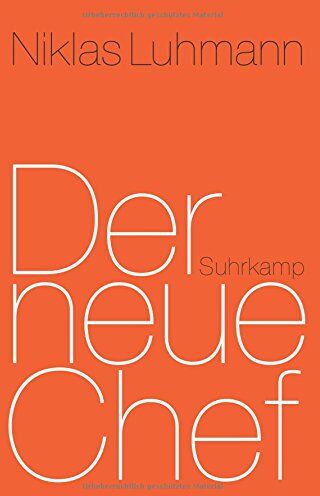 Niklas Luhmann - Der neue Chef - Preis vom 09.10.2026 07:28:09 h