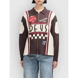 Deus Ex Machina Monte Carlo Knit Strickjacke java brown Gr. M