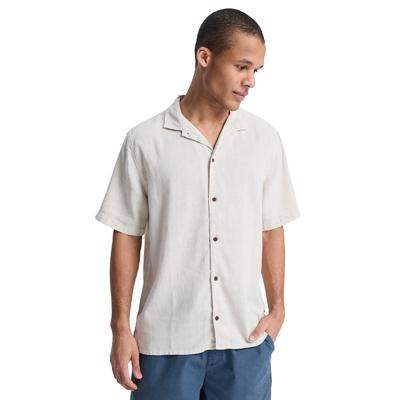 Funktionshemd QUIKSILVER "Sunrise", Herren, Gr. L, beige (bone), Obermaterial: 55% Baumwolle, 45% Hanf., Hemden