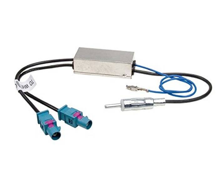 ACV 1524-07 DIN 2X Fakra antenneadapter/fantoomvoeding