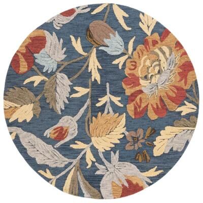 SAFAVIEH Handmade Blossom Regan Contemporary Wool Rug